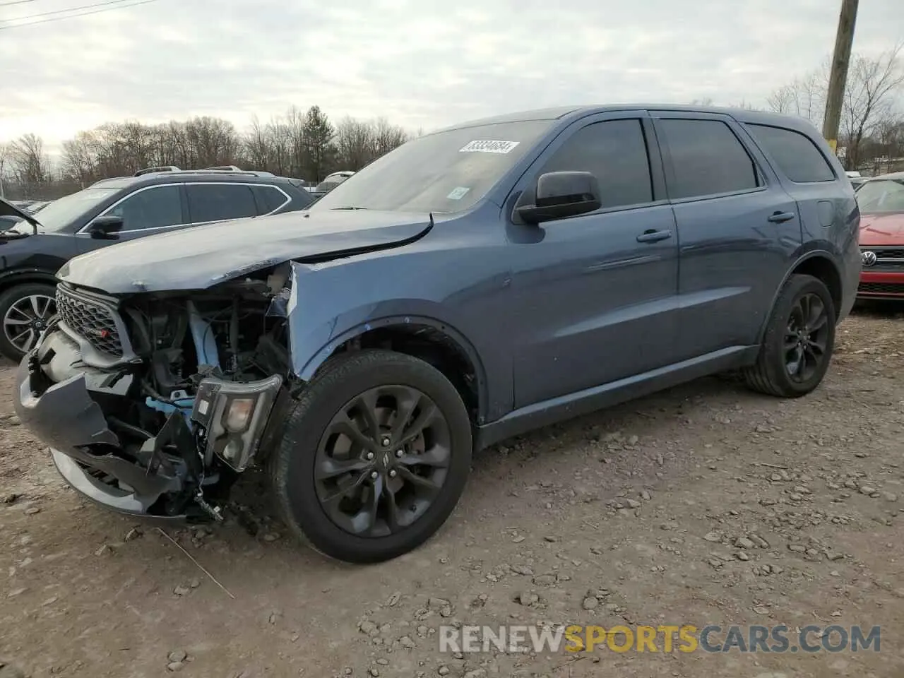 1 Photograph of a damaged car 1C4RDJDG9MC766435 DODGE DURANGO 2021