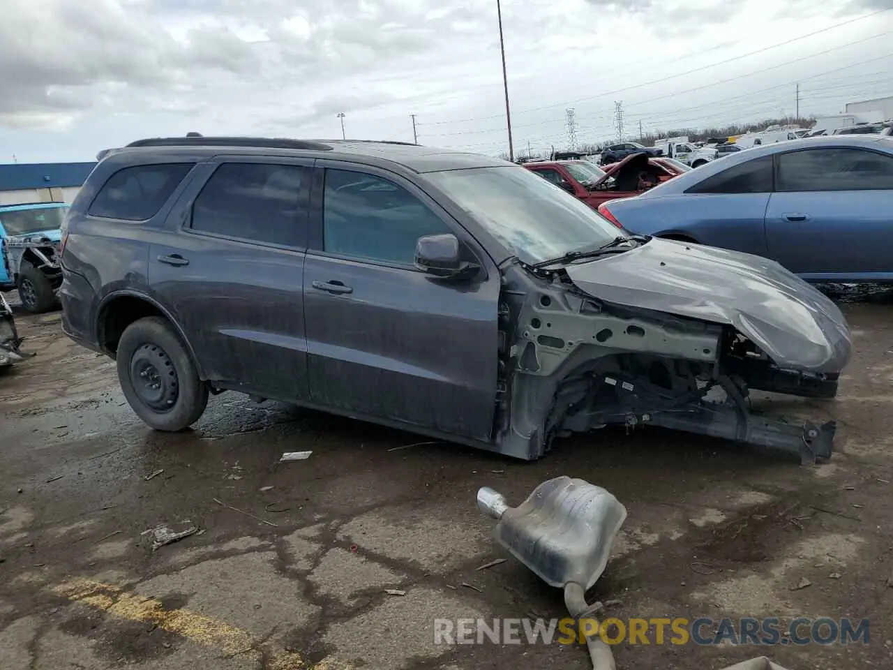 4 Photograph of a damaged car 1C4RDJDGXMC556149 DODGE DURANGO 2021