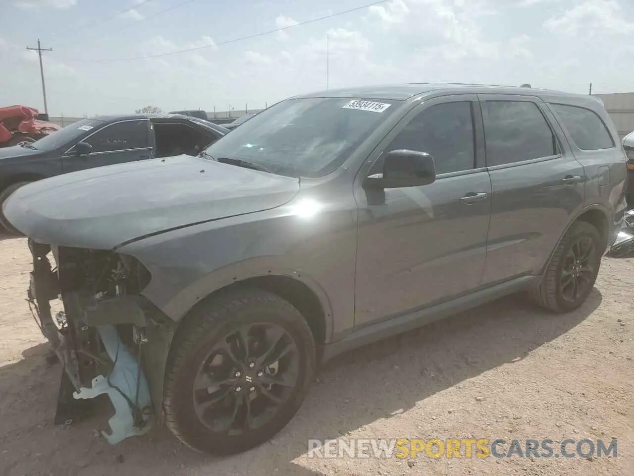 1 Photograph of a damaged car 1C4RDJDGXMC765830 DODGE DURANGO 2021