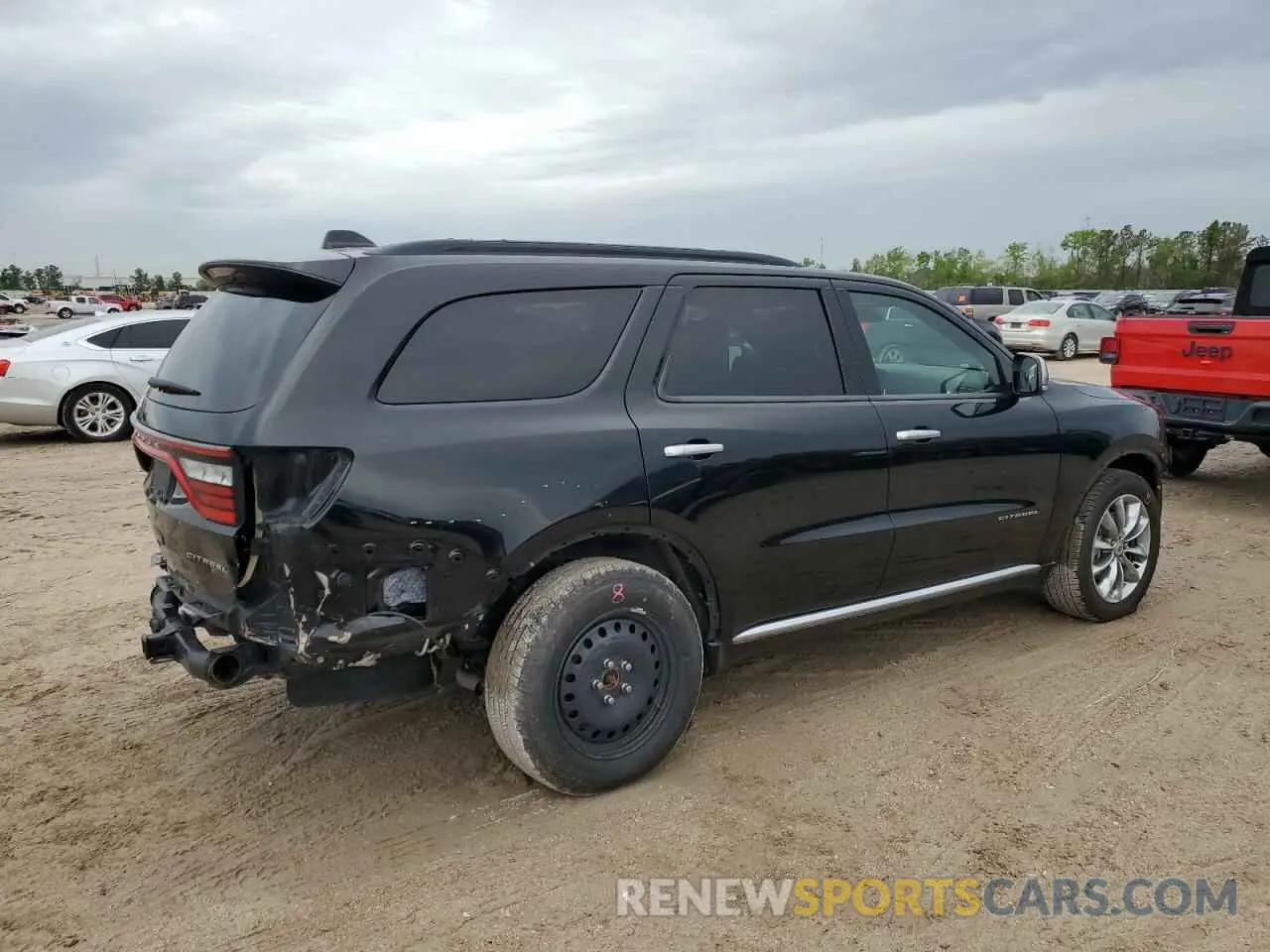 3 Photograph of a damaged car 1C4RDJEG3MC576144 DODGE DURANGO 2021