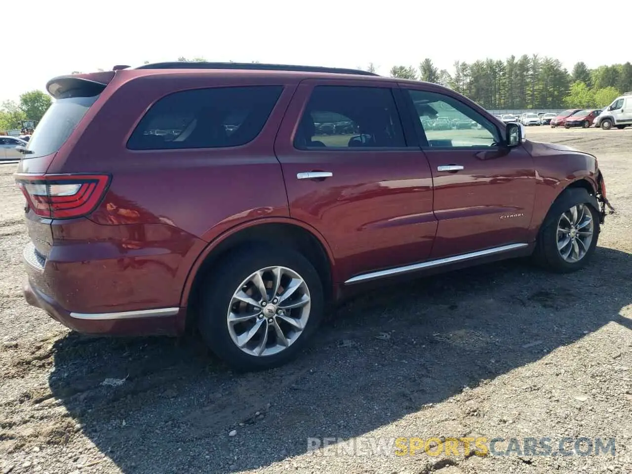 3 Photograph of a damaged car 1C4RDJEG9MC759130 DODGE DURANGO 2021