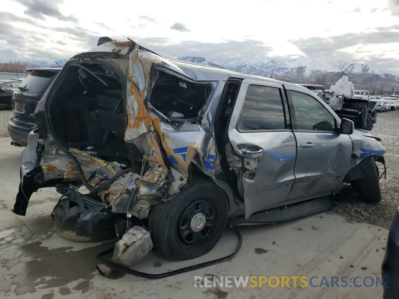 3 Photograph of a damaged car 1C4RDJFG3MC643193 DODGE DURANGO 2021
