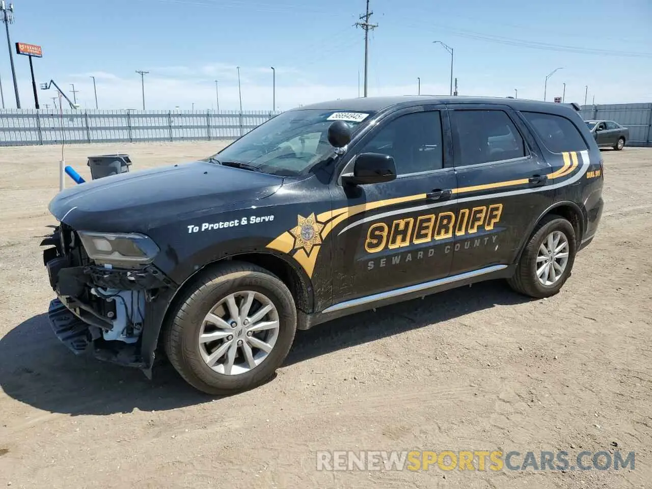 1 Photograph of a damaged car 1C4RDJFG8MC849707 DODGE DURANGO 2021