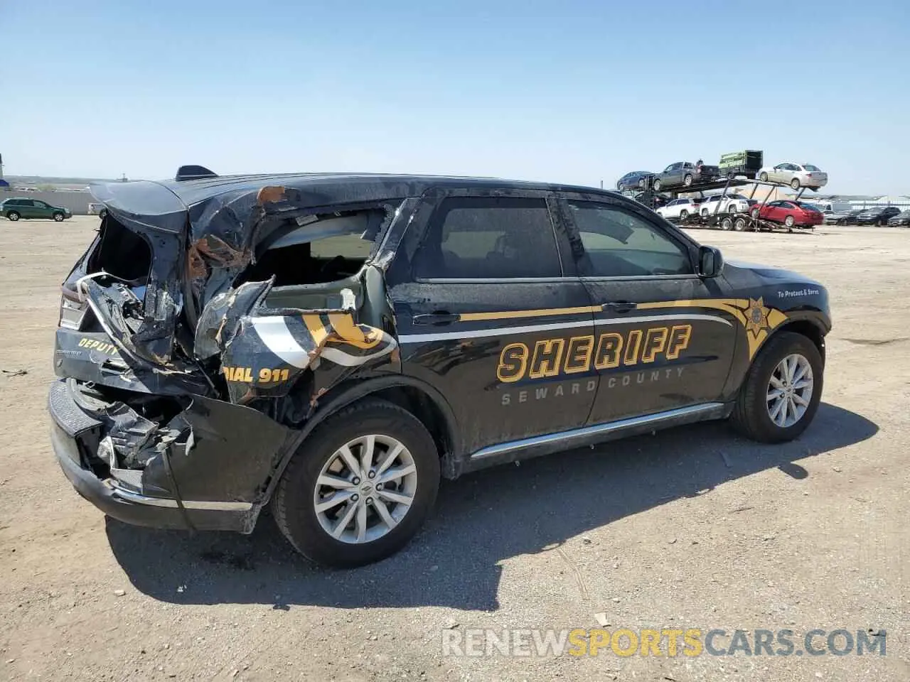 3 Photograph of a damaged car 1C4RDJFG8MC849707 DODGE DURANGO 2021