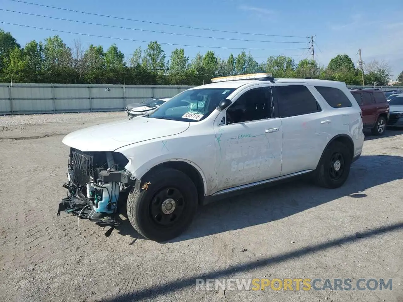 1 Photograph of a damaged car 1C4RDJFGXMC849739 DODGE DURANGO 2021