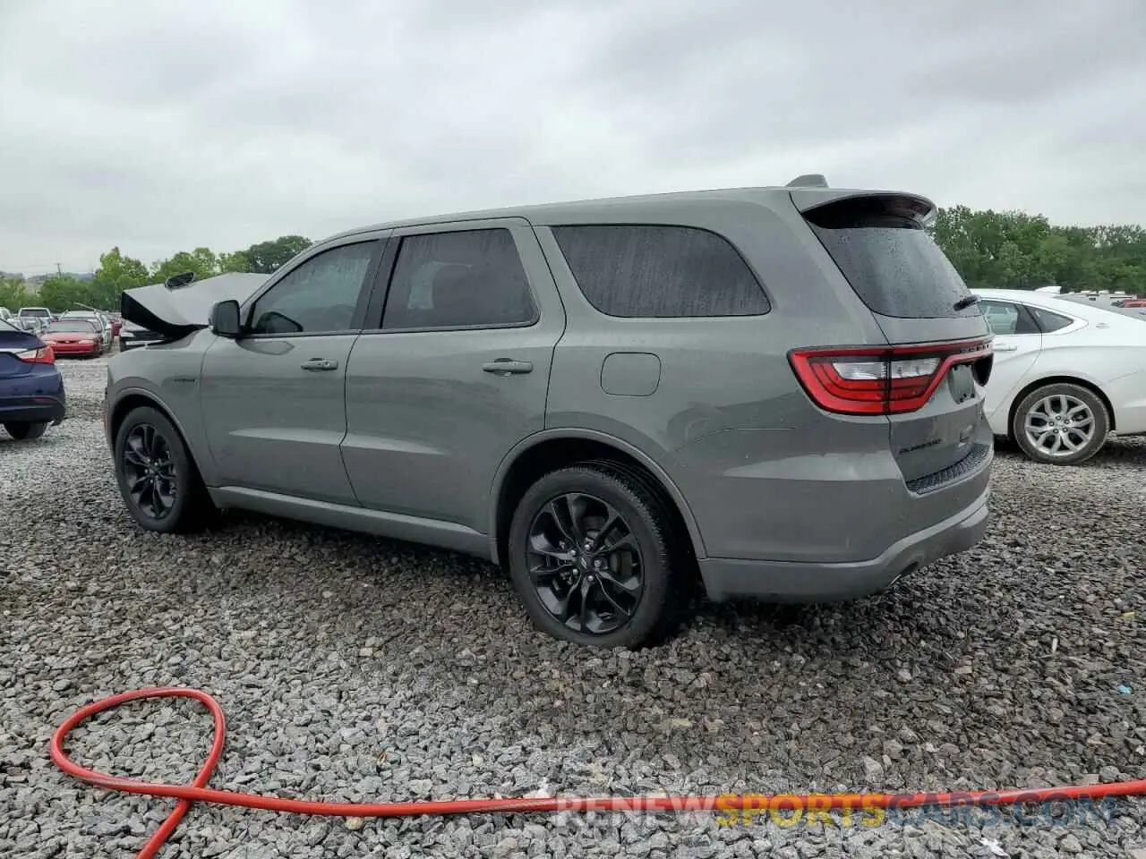 2 Photograph of a damaged car 1C4SDHCT0MC608591 DODGE DURANGO 2021