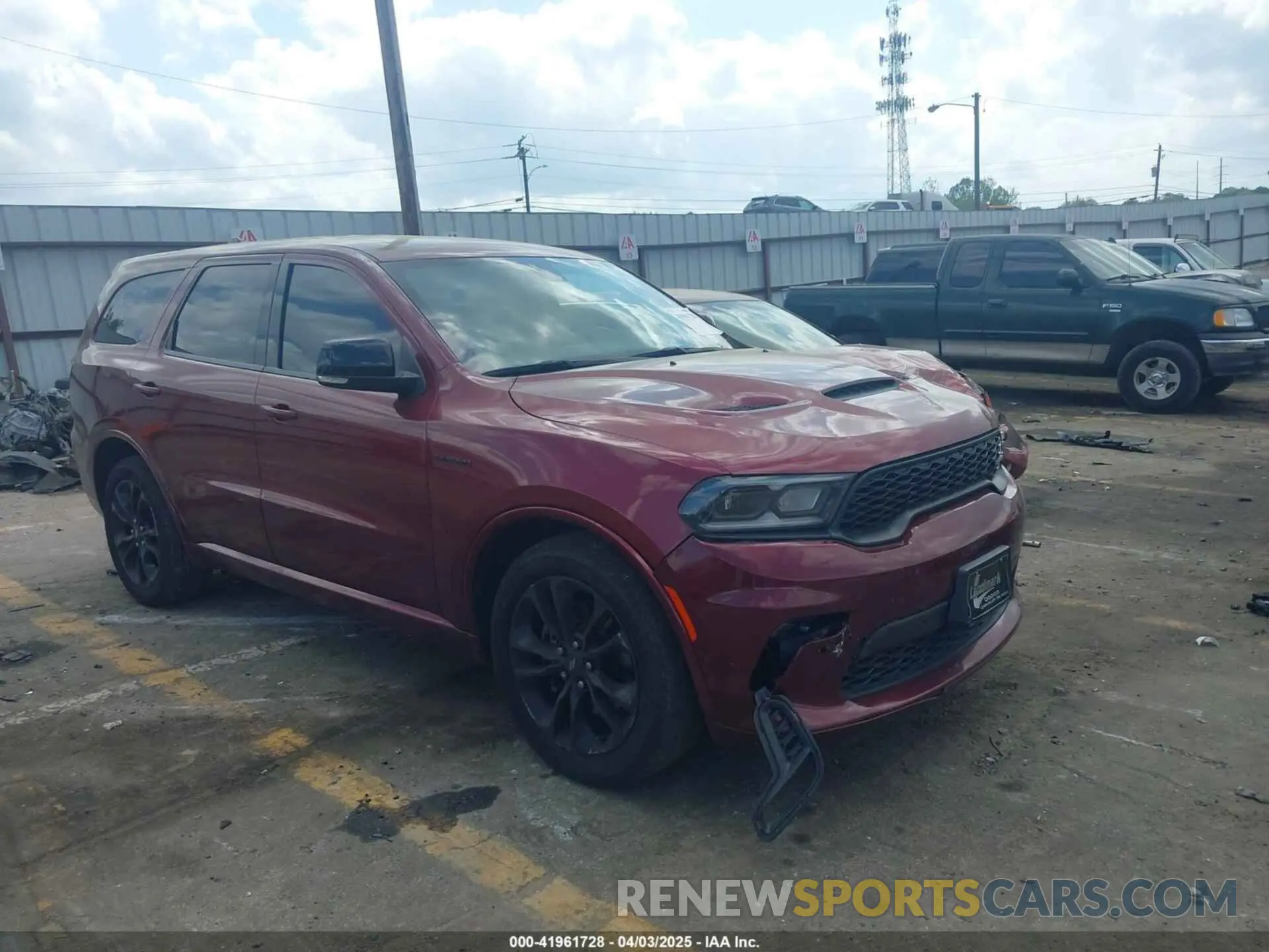 1 Photograph of a damaged car 1C4SDHCT0MC636634 DODGE DURANGO 2021