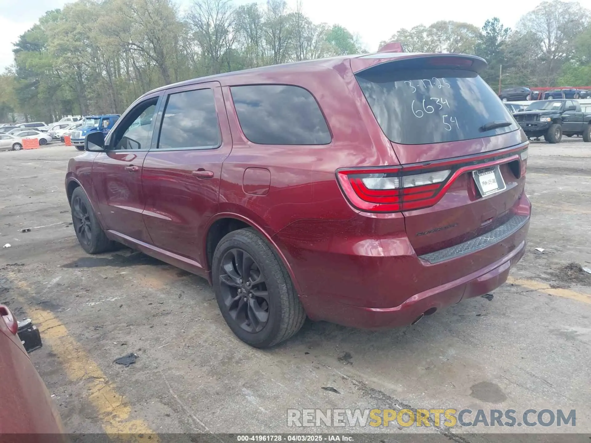 3 Photograph of a damaged car 1C4SDHCT0MC636634 DODGE DURANGO 2021