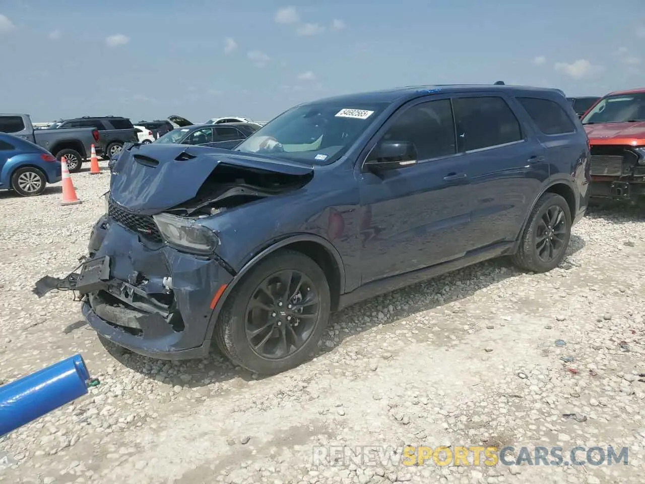 1 Photograph of a damaged car 1C4SDHCT4MC631548 DODGE DURANGO 2021