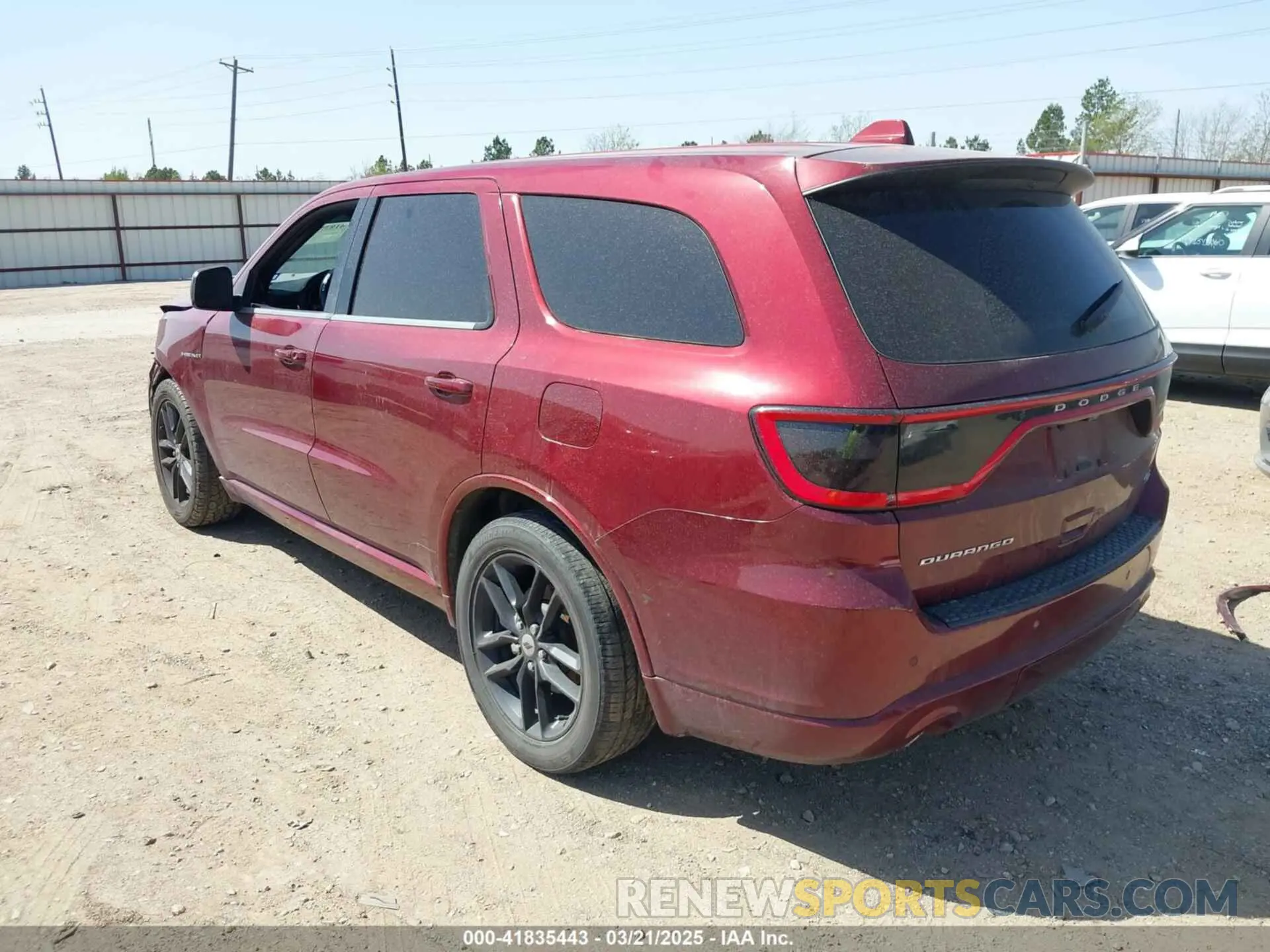 3 Photograph of a damaged car 1C4SDHCT4MC693743 DODGE DURANGO 2021
