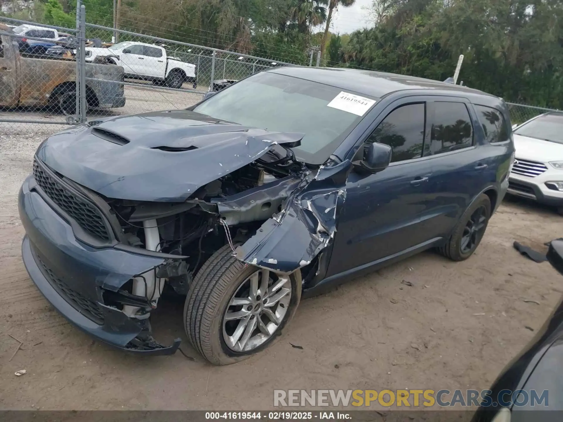 2 Photograph of a damaged car 1C4SDHCT5MC863611 DODGE DURANGO 2021