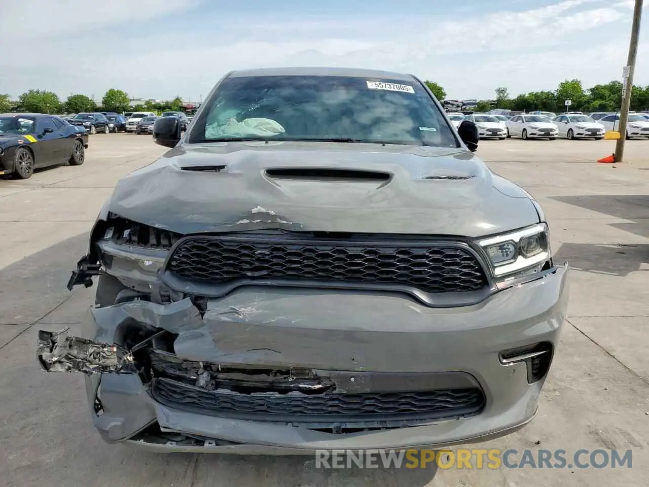 5 Photograph of a damaged car 1C4SDHCT6MC760794 DODGE DURANGO 2021