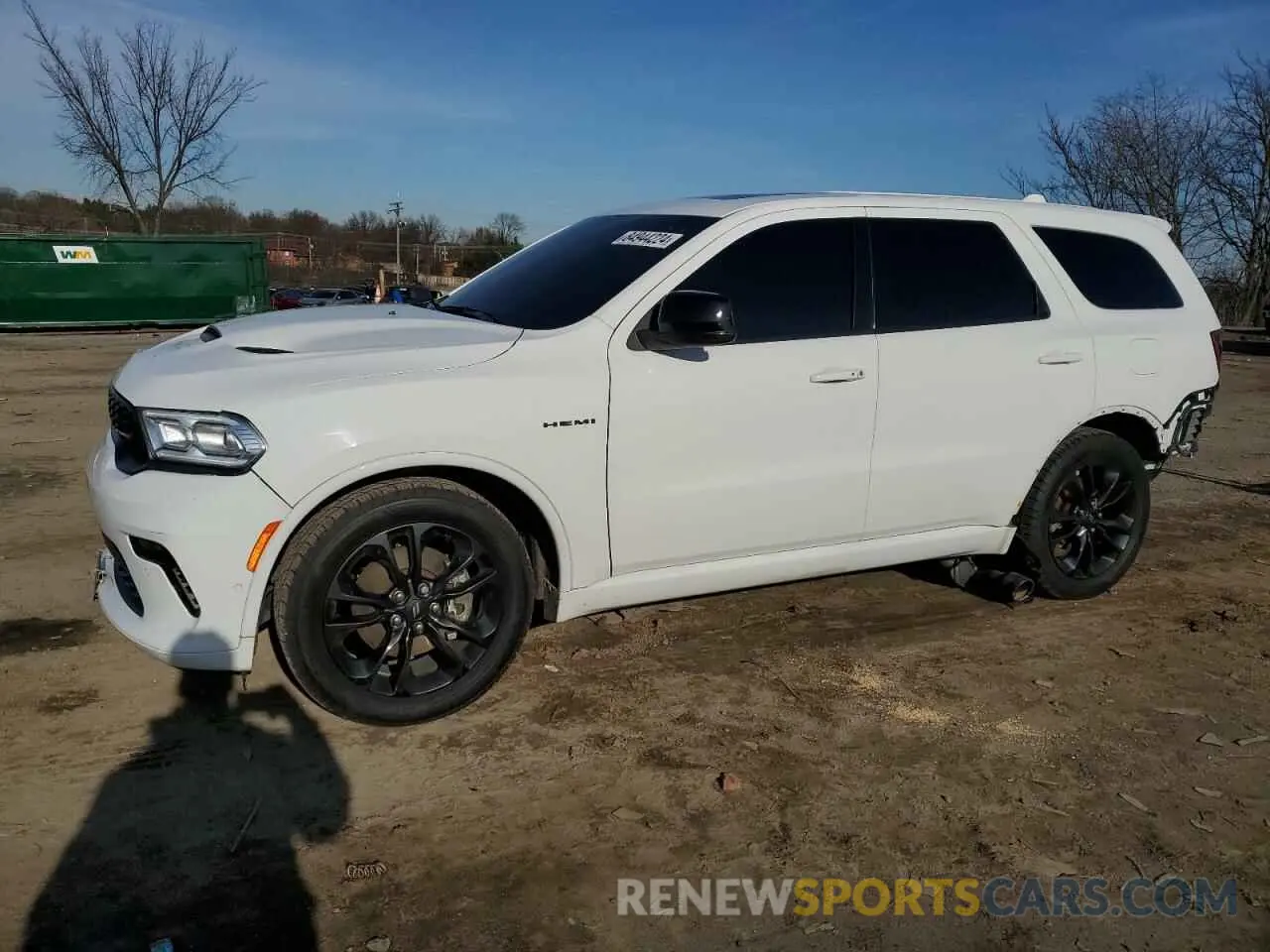 1 Photograph of a damaged car 1C4SDHCT8MC641130 DODGE DURANGO 2021
