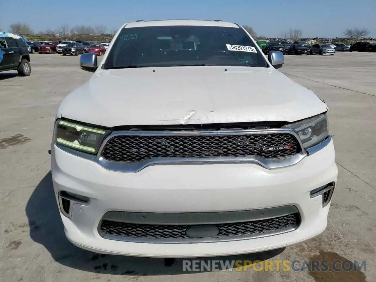 5 Photograph of a damaged car 1C4SDHET0MC641166 DODGE DURANGO 2021