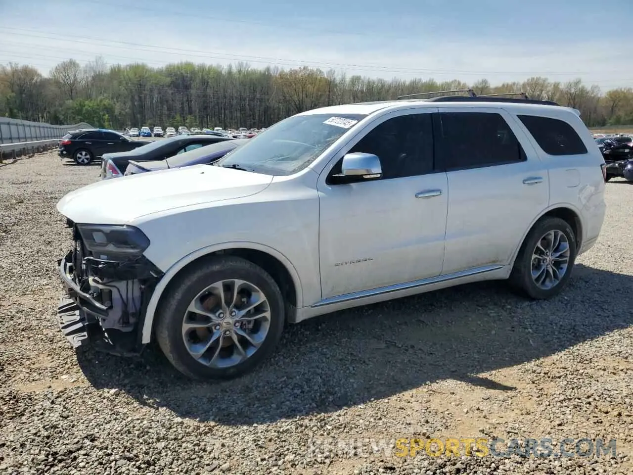 1 Photograph of a damaged car 1C4SDHET5MC604386 DODGE DURANGO 2021