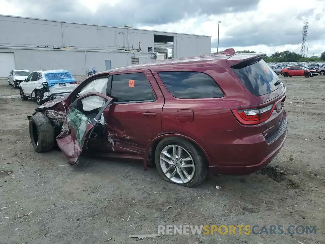 2 Photograph of a damaged car 1C4SDJCT0MC723439 DODGE DURANGO 2021
