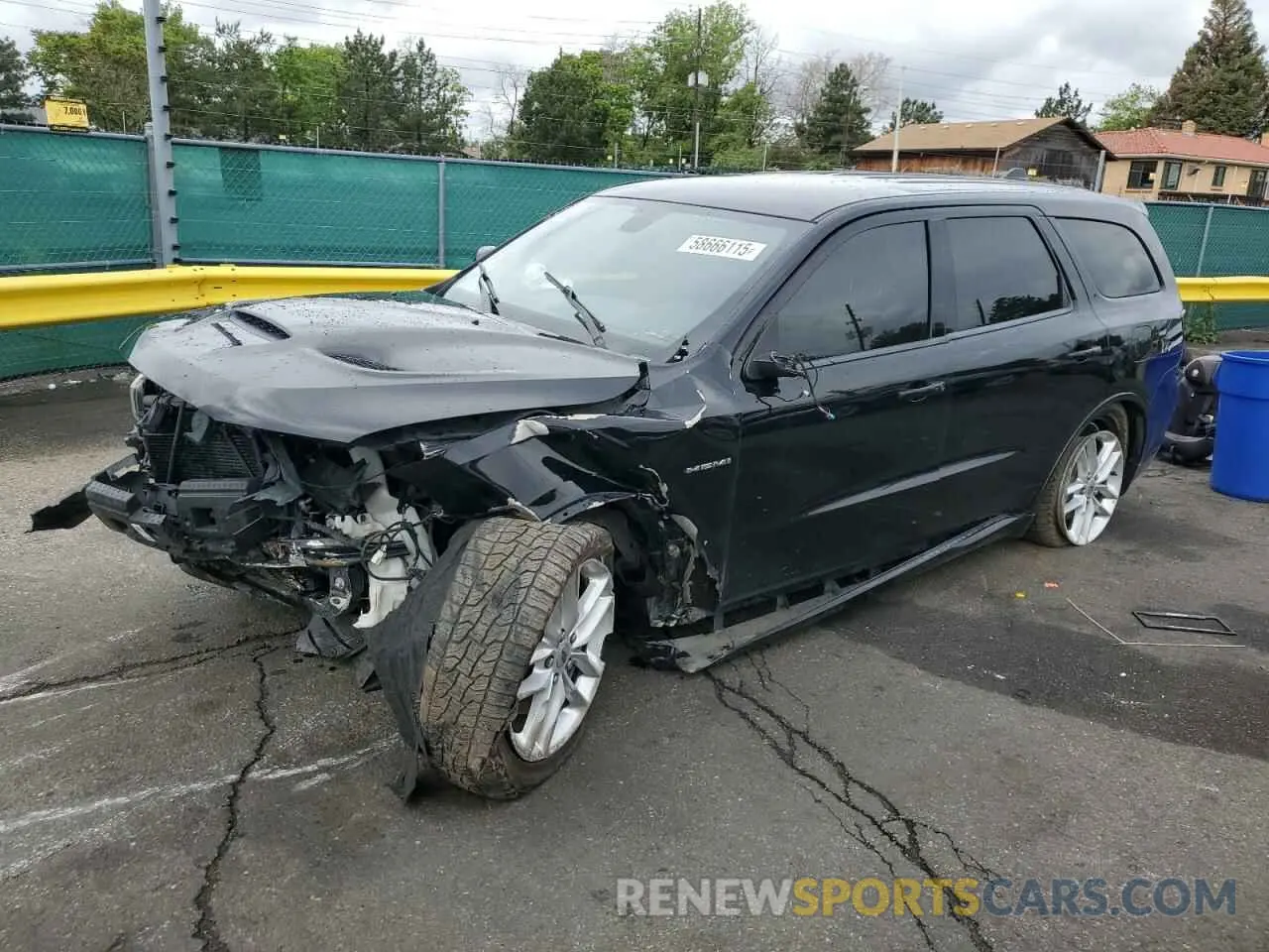1 Photograph of a damaged car 1C4SDJCT1MC662845 DODGE DURANGO 2021