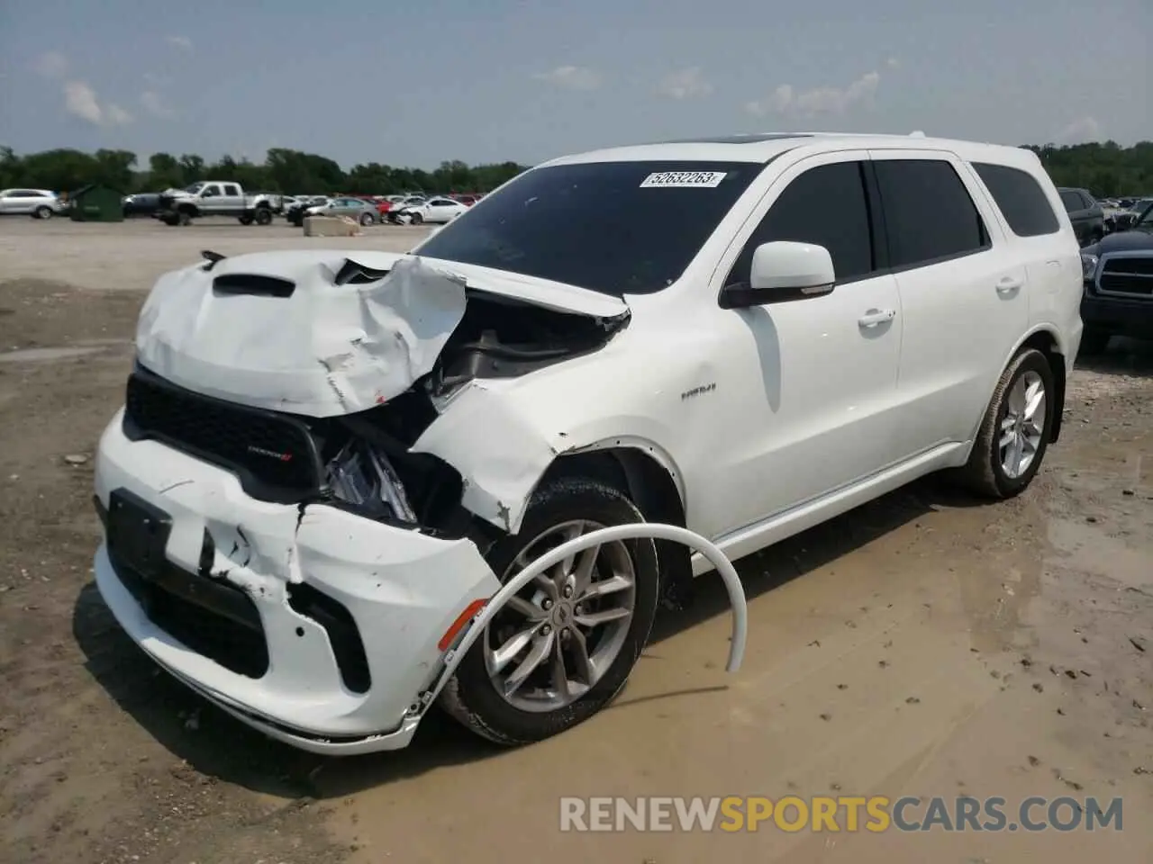 1 Photograph of a damaged car 1C4SDJCT1MC662974 DODGE DURANGO 2021