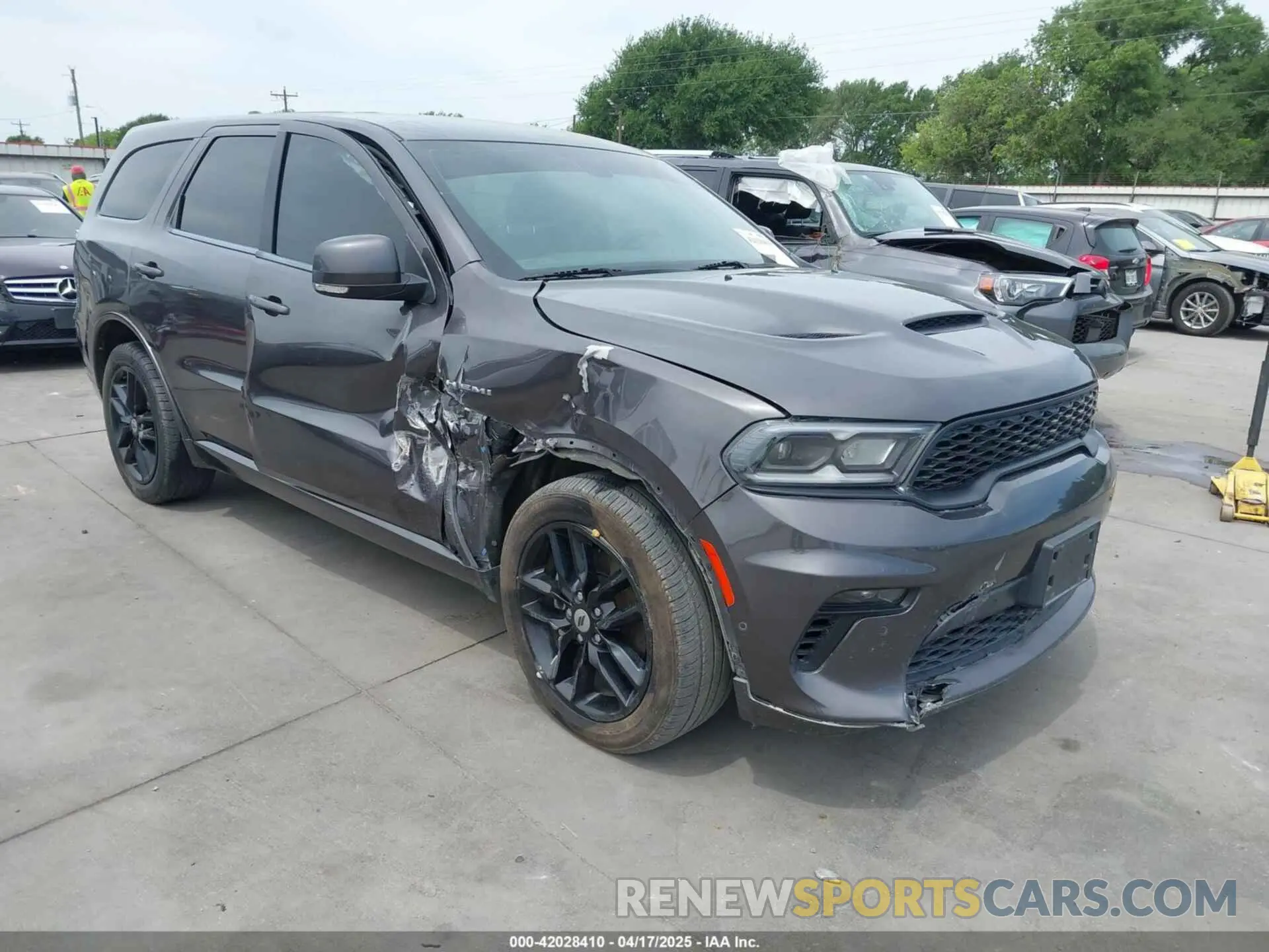 1 Photograph of a damaged car 1C4SDJCT1MC820407 DODGE DURANGO 2021