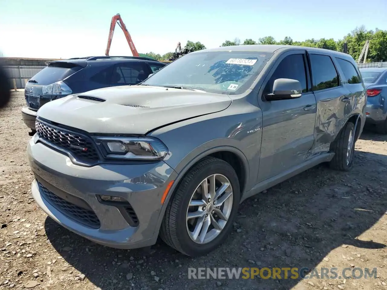 1 Photograph of a damaged car 1C4SDJCT3MC820411 DODGE DURANGO 2021