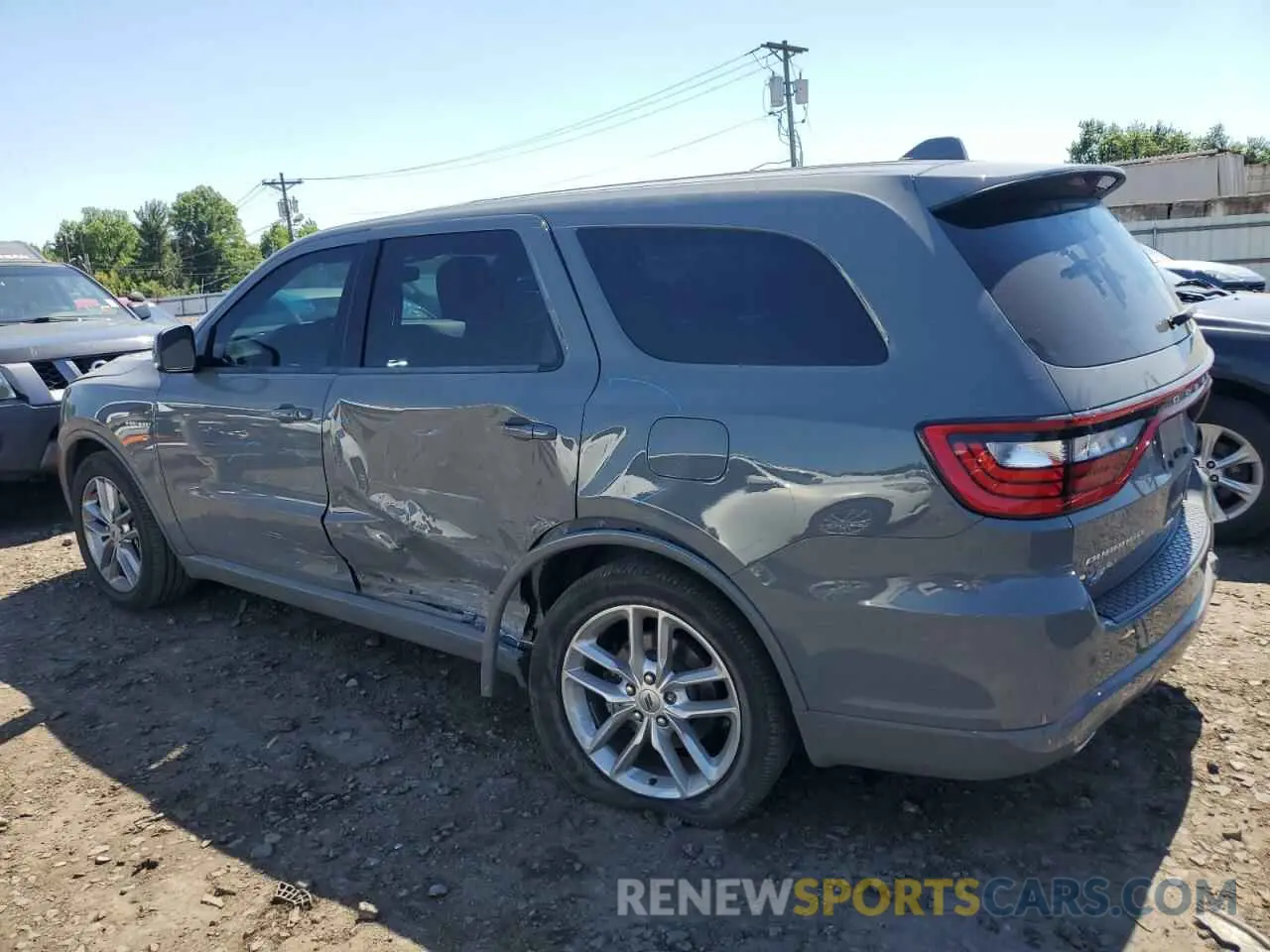 2 Photograph of a damaged car 1C4SDJCT3MC820411 DODGE DURANGO 2021