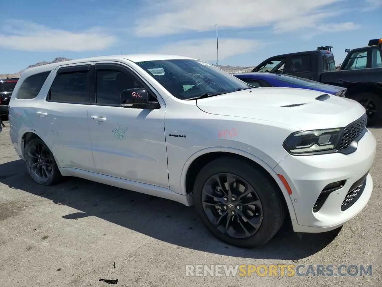 4 Photograph of a damaged car 1C4SDJCT4MC558933 DODGE DURANGO 2021
