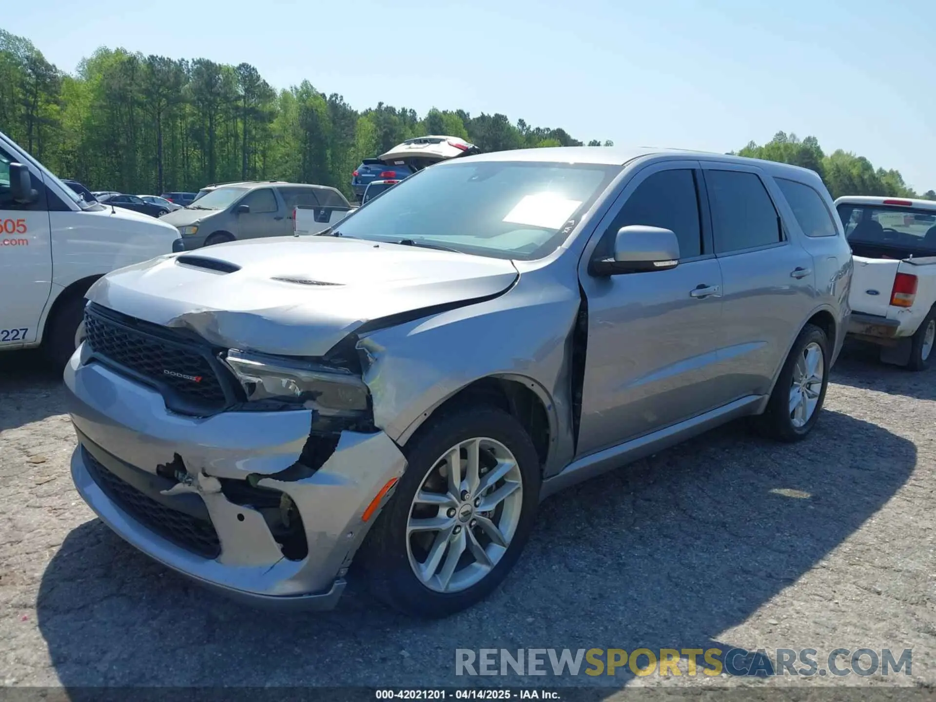2 Photograph of a damaged car 1C4SDJCT4MC578289 DODGE DURANGO 2021