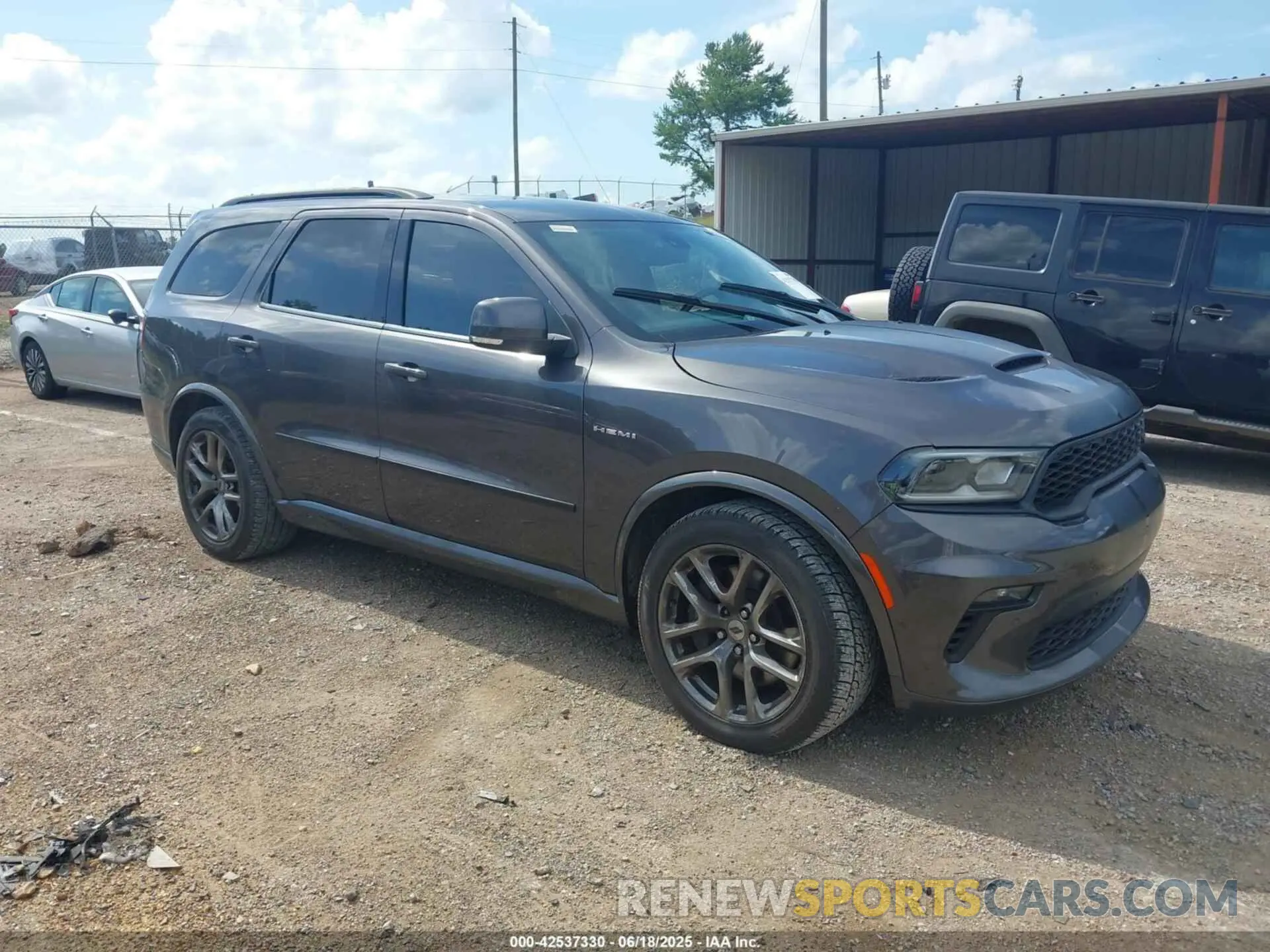 1 Photograph of a damaged car 1C4SDJCT4MC642038 DODGE DURANGO 2021