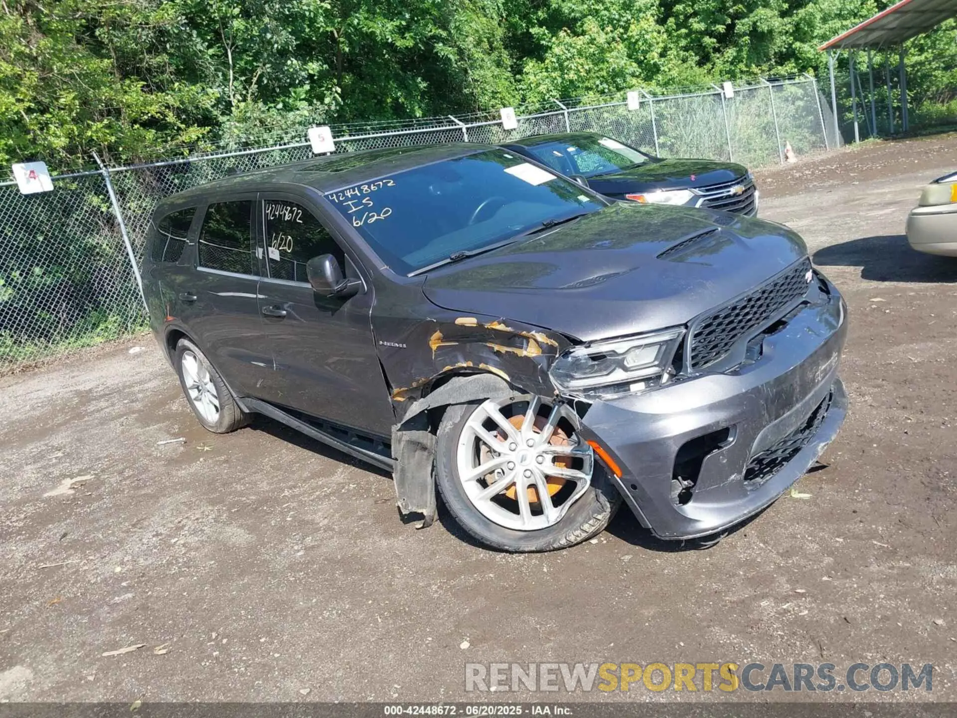 1 Photograph of a damaged car 1C4SDJCT4MC764432 DODGE DURANGO 2021