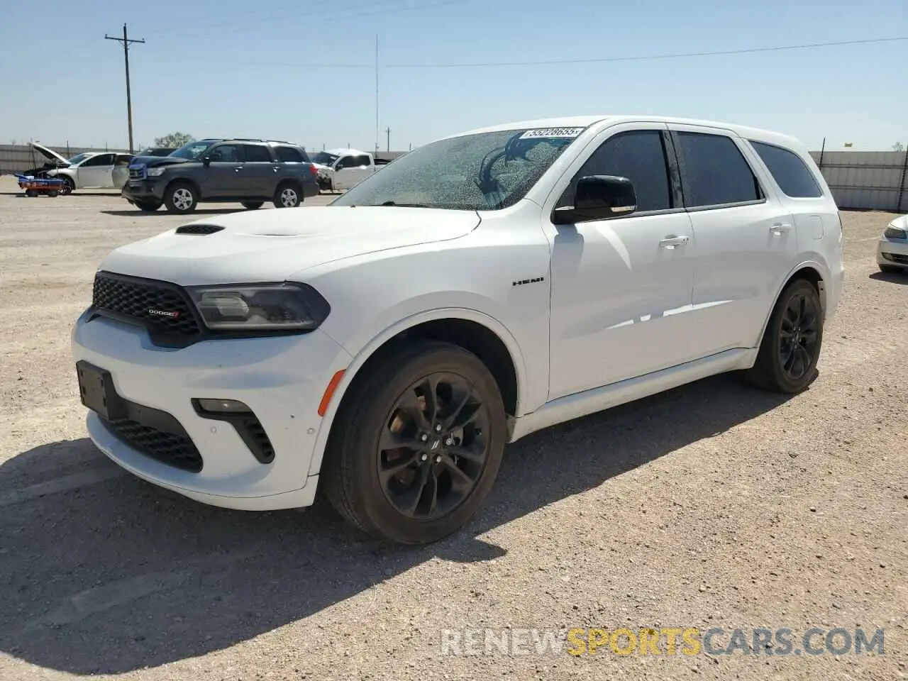 1 Photograph of a damaged car 1C4SDJCT4MC806159 DODGE DURANGO 2021