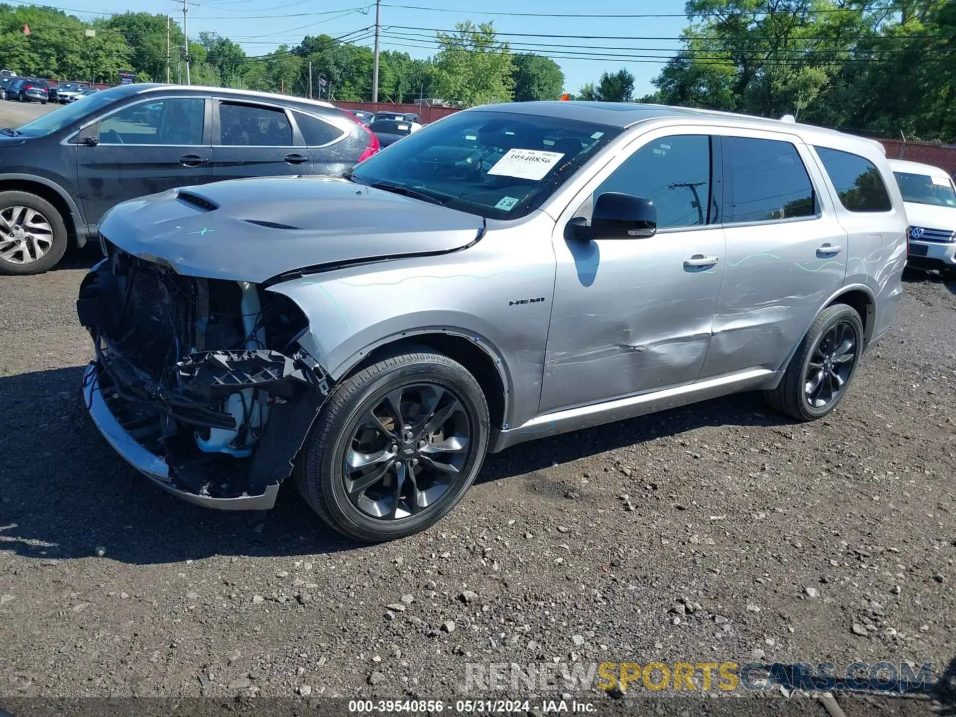 2 Photograph of a damaged car 1C4SDJCT5MC559105 DODGE DURANGO 2021