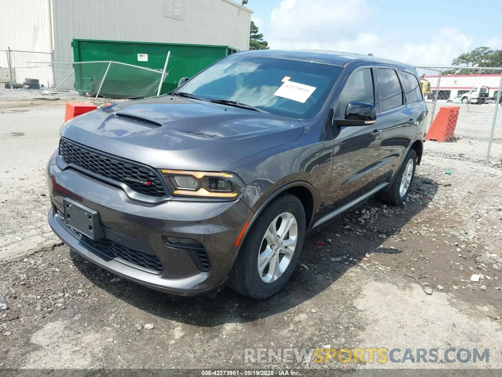 2 Photograph of a damaged car 1C4SDJCT6MC762357 DODGE DURANGO 2021