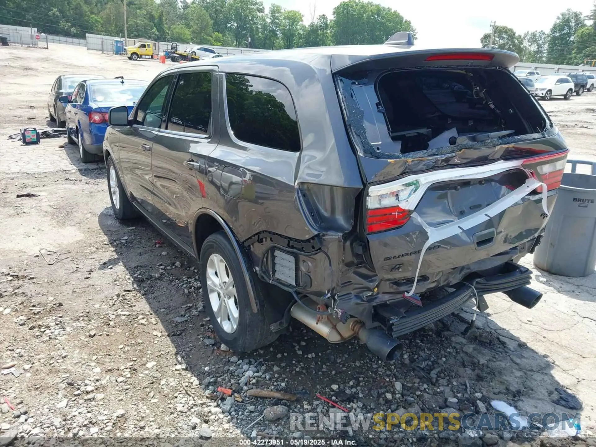 3 Photograph of a damaged car 1C4SDJCT6MC762357 DODGE DURANGO 2021