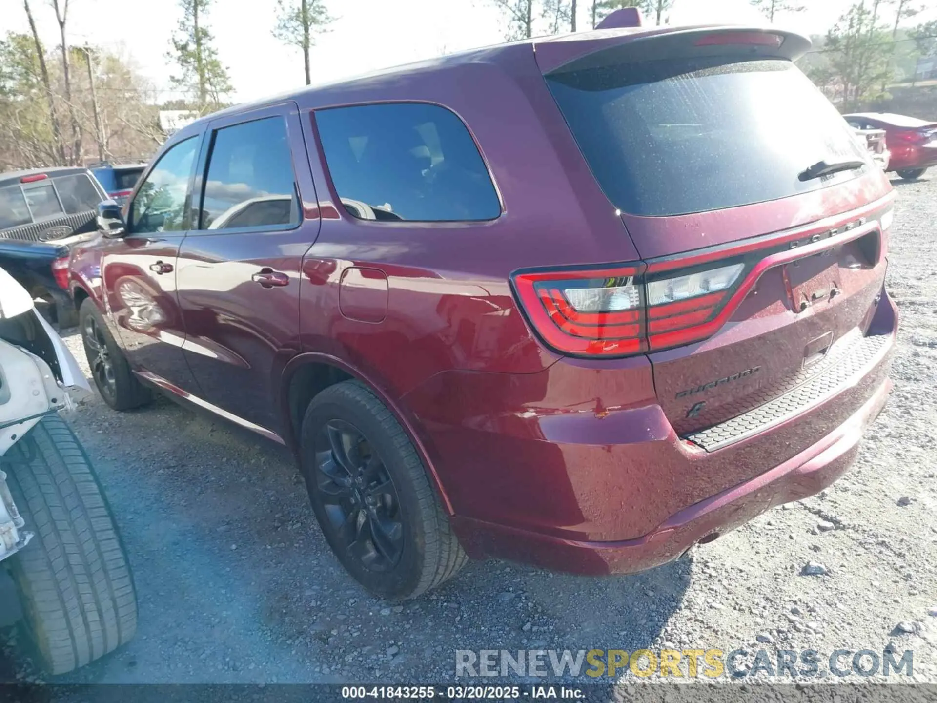 3 Photograph of a damaged car 1C4SDJCT6MC848896 DODGE DURANGO 2021