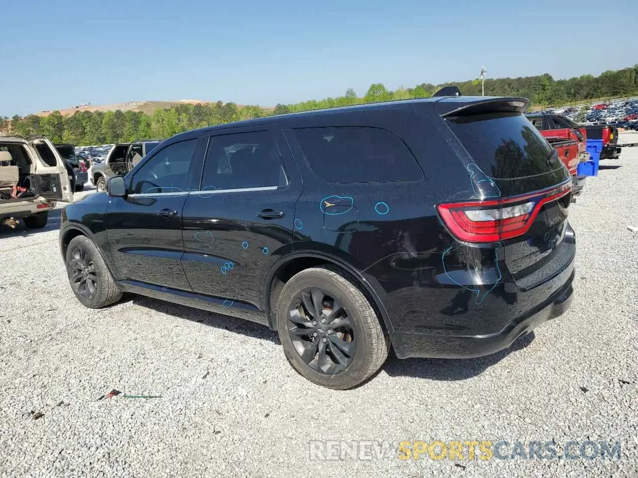 2 Photograph of a damaged car 1C4SDJCT6MC885835 DODGE DURANGO 2021