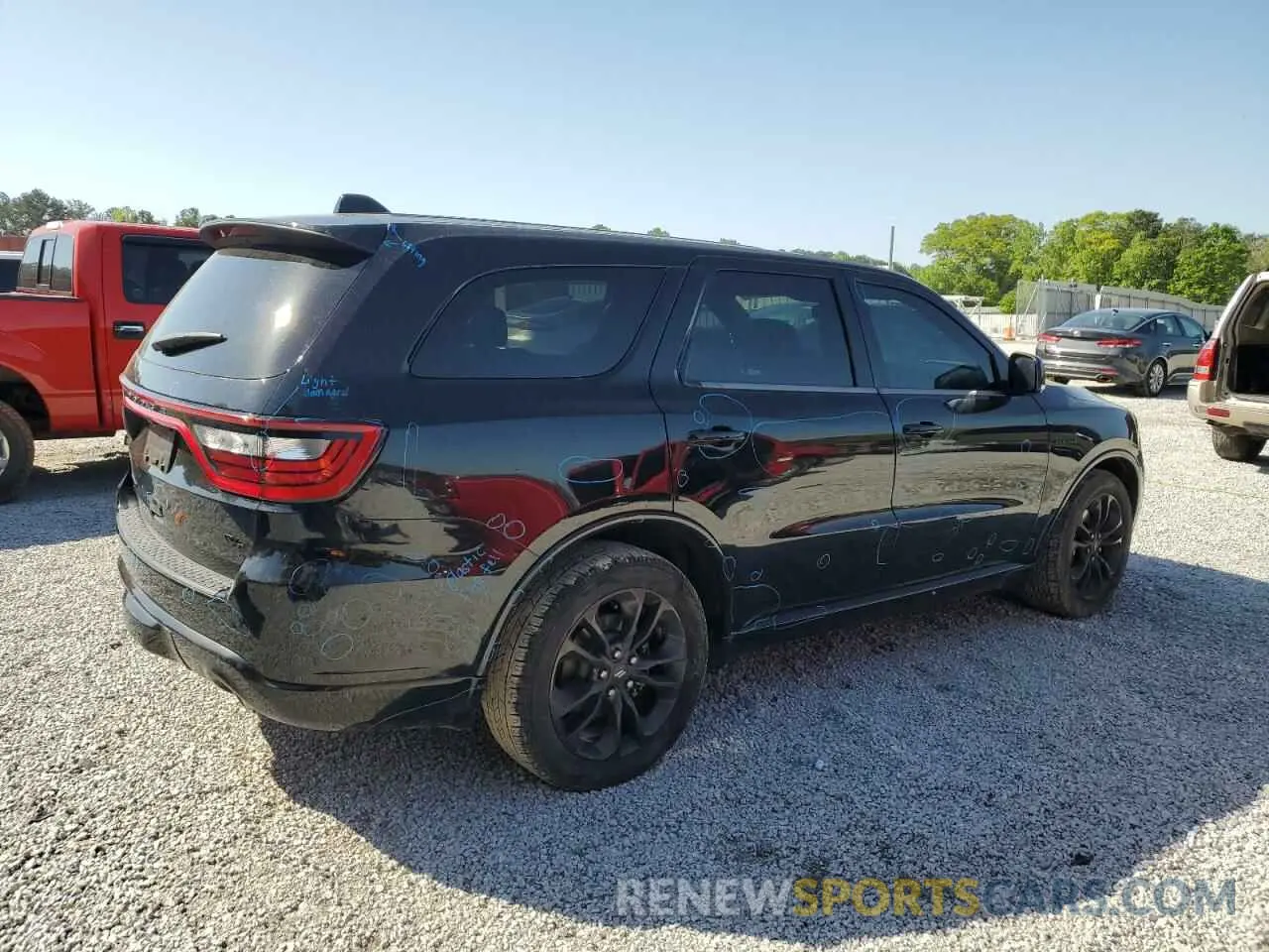 3 Photograph of a damaged car 1C4SDJCT6MC885835 DODGE DURANGO 2021
