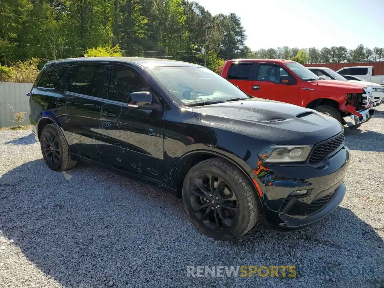 4 Photograph of a damaged car 1C4SDJCT6MC885835 DODGE DURANGO 2021