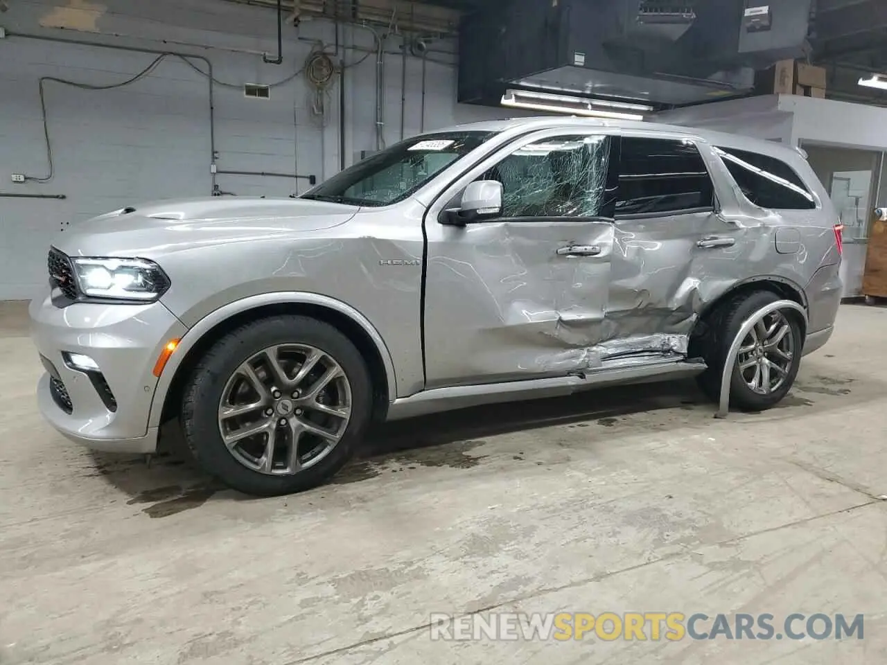 1 Photograph of a damaged car 1C4SDJCT7MC521150 DODGE DURANGO 2021