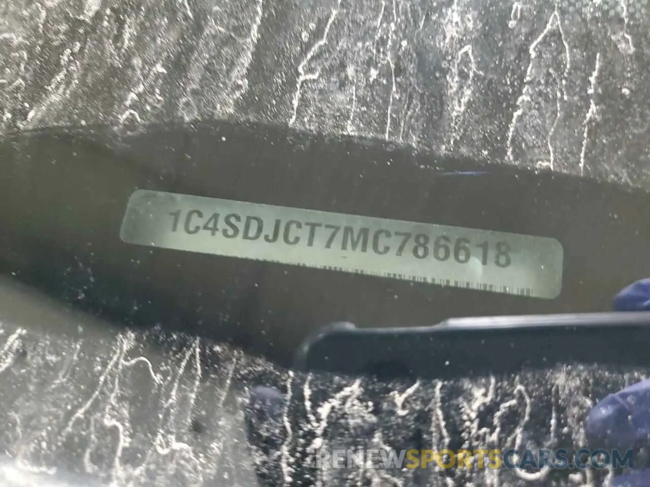 13 Photograph of a damaged car 1C4SDJCT7MC786618 DODGE DURANGO 2021