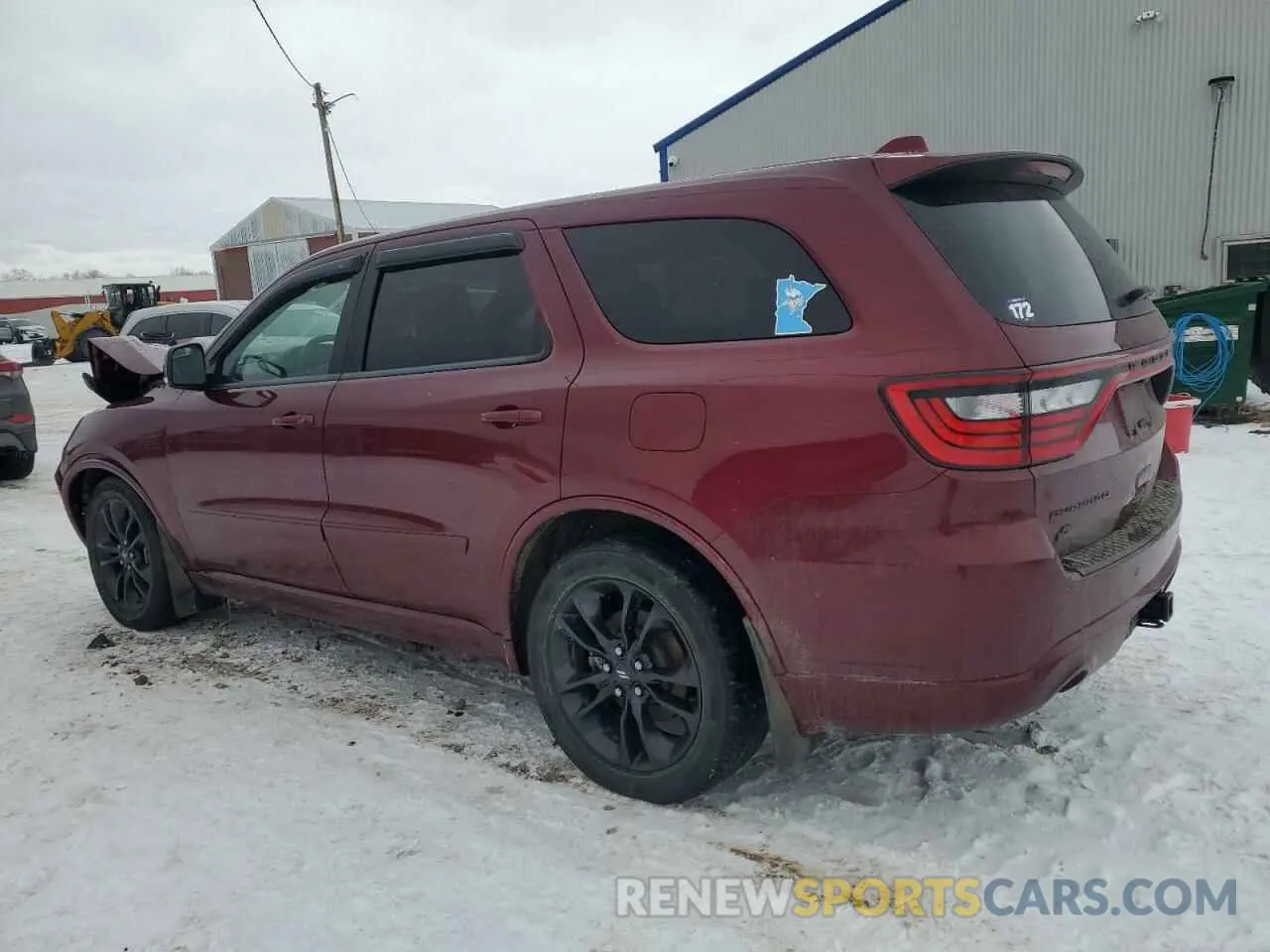 2 Photograph of a damaged car 1C4SDJCT7MC848471 DODGE DURANGO 2021