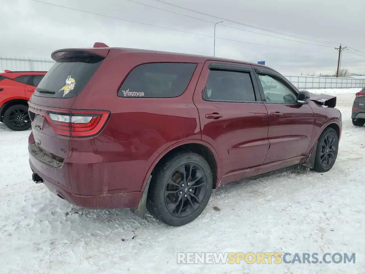 3 Photograph of a damaged car 1C4SDJCT7MC848471 DODGE DURANGO 2021