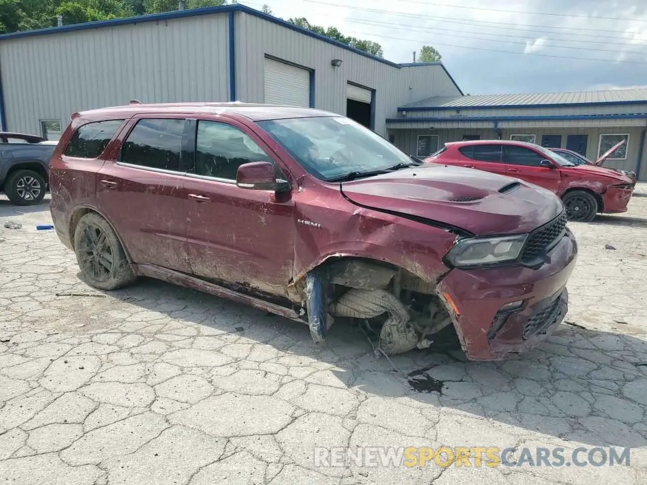 4 Photograph of a damaged car 1C4SDJCT8MC574178 DODGE DURANGO 2021