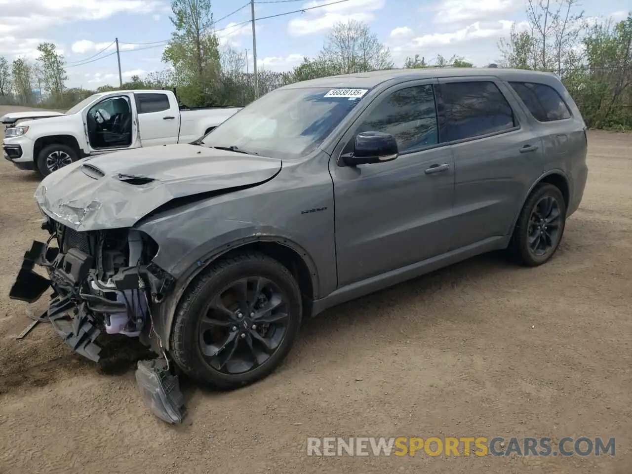 1 Photograph of a damaged car 1C4SDJCTXMC520784 DODGE DURANGO 2021