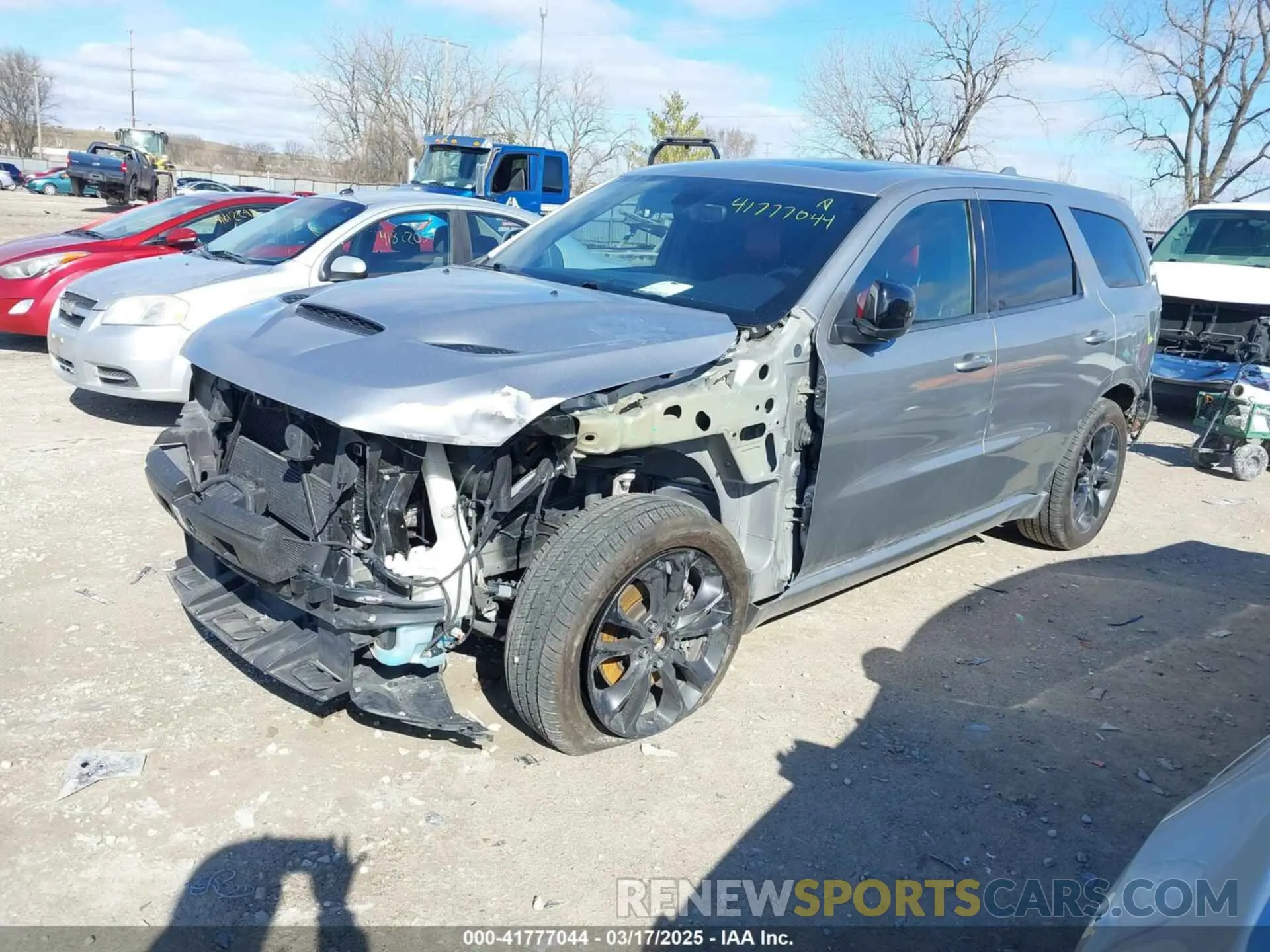 2 Photograph of a damaged car 1C4SDJCTXMC725098 DODGE DURANGO 2021