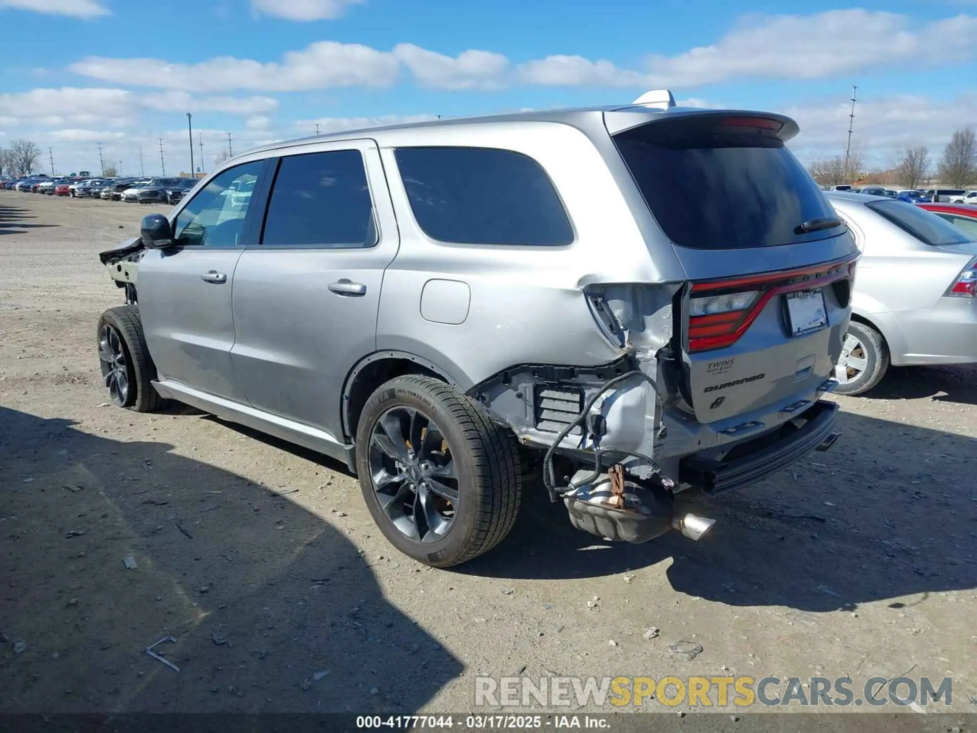 3 Photograph of a damaged car 1C4SDJCTXMC725098 DODGE DURANGO 2021