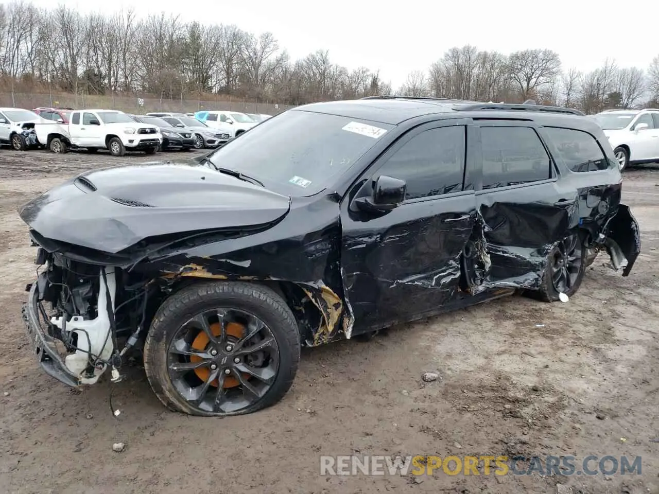 1 Photograph of a damaged car 1C4SDJCTXMC804612 DODGE DURANGO 2021