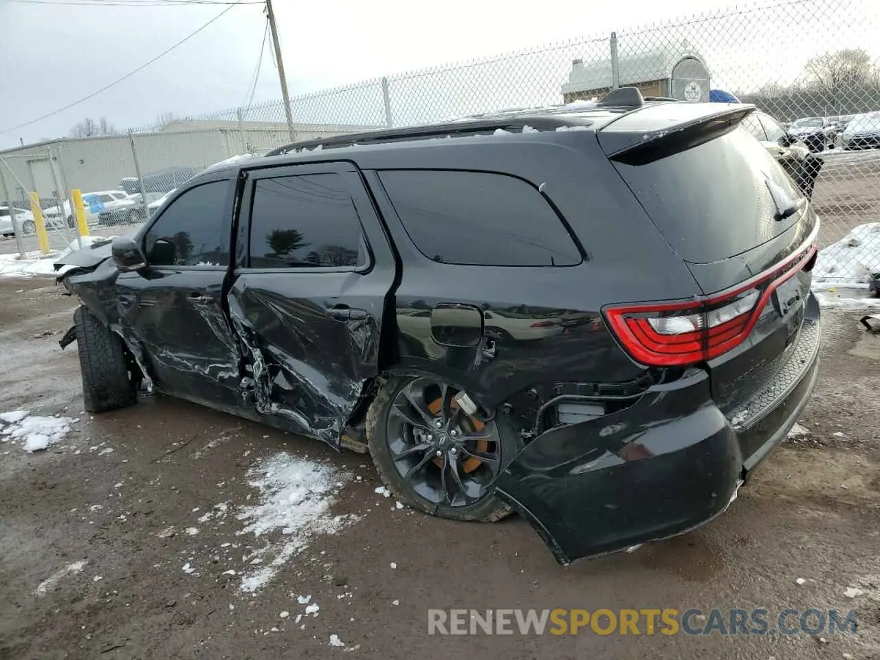 2 Photograph of a damaged car 1C4SDJCTXMC804612 DODGE DURANGO 2021