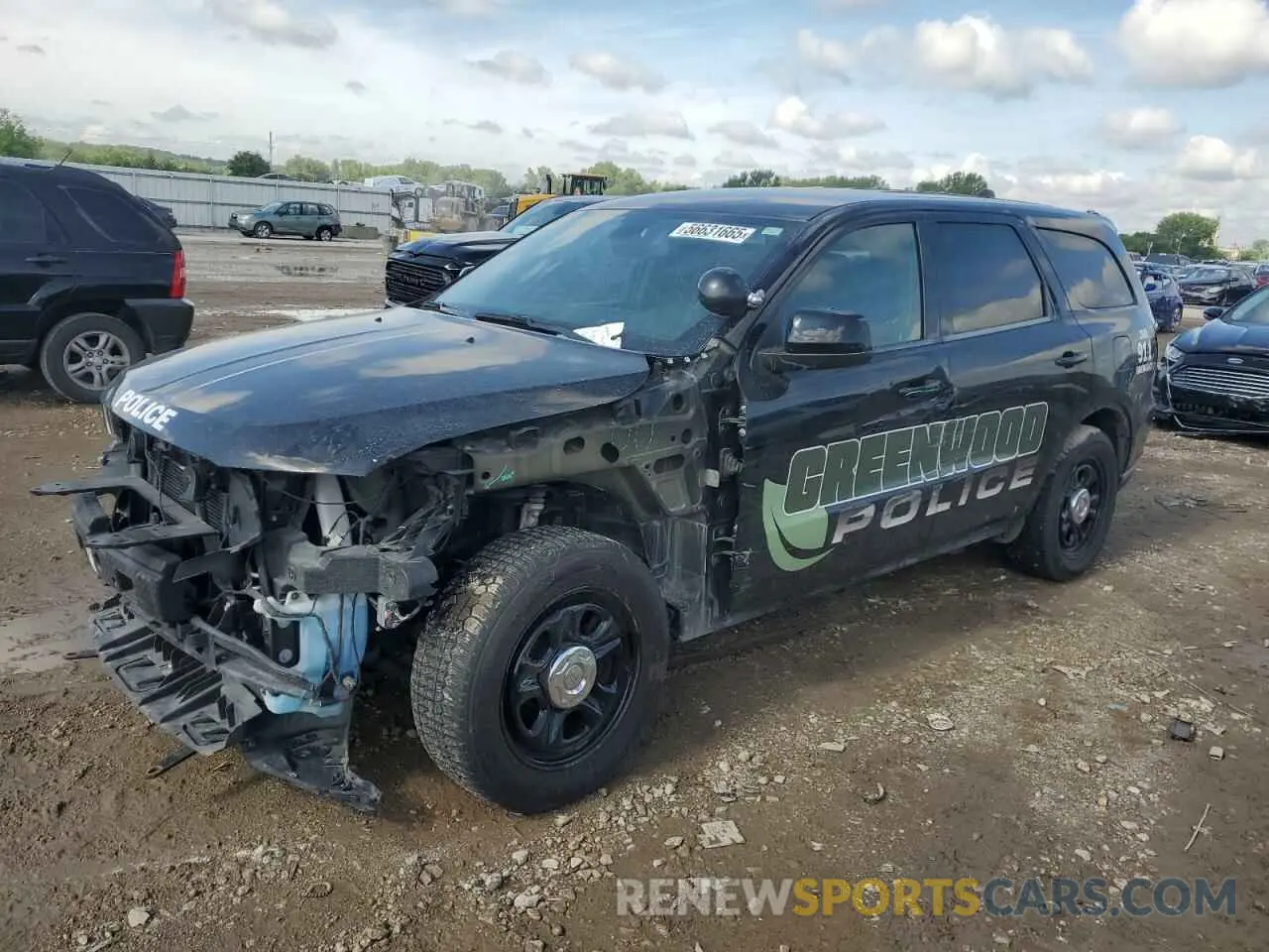 1 Photograph of a damaged car 1C4SDJFT7MC724213 DODGE DURANGO 2021