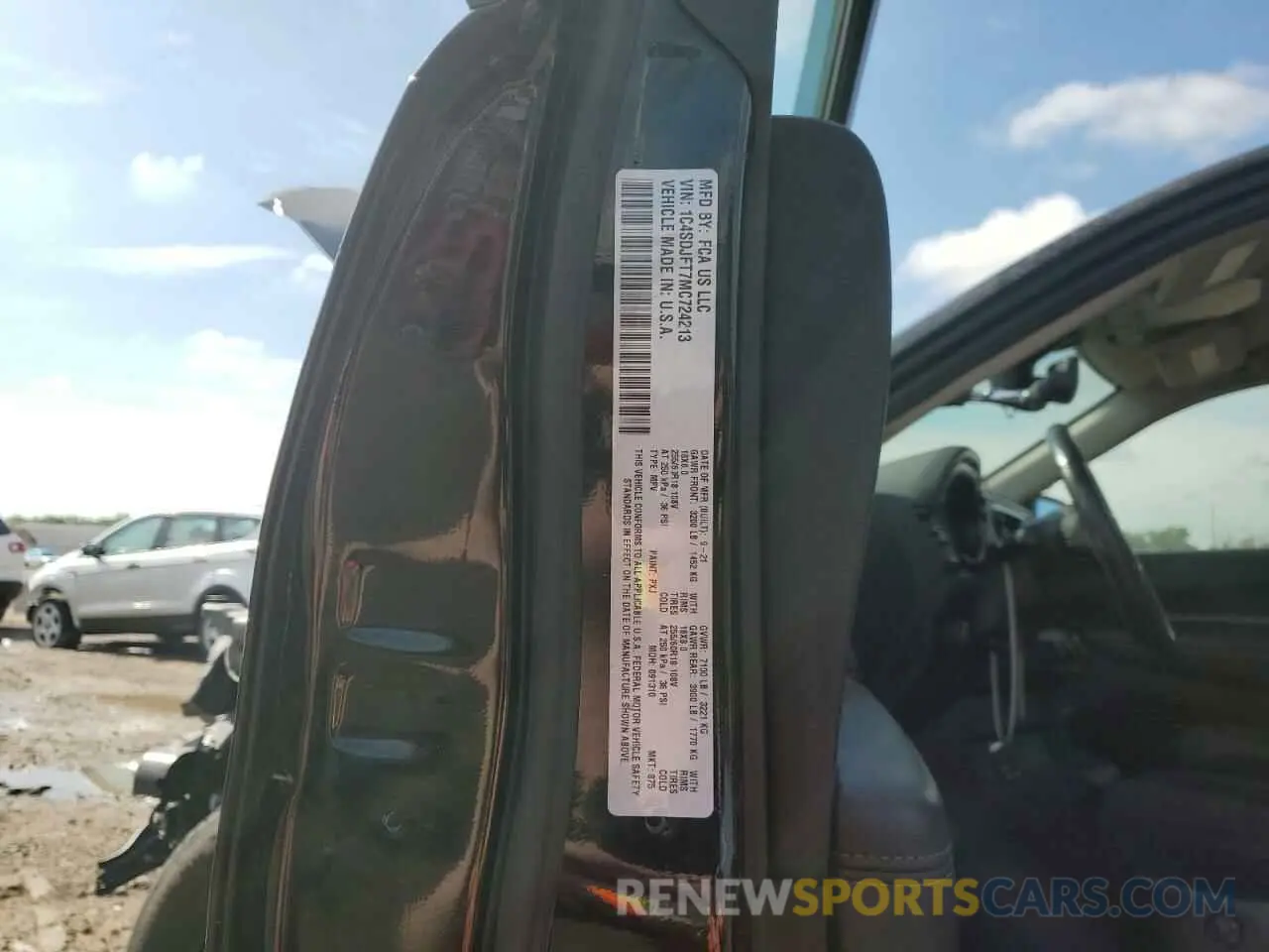 14 Photograph of a damaged car 1C4SDJFT7MC724213 DODGE DURANGO 2021
