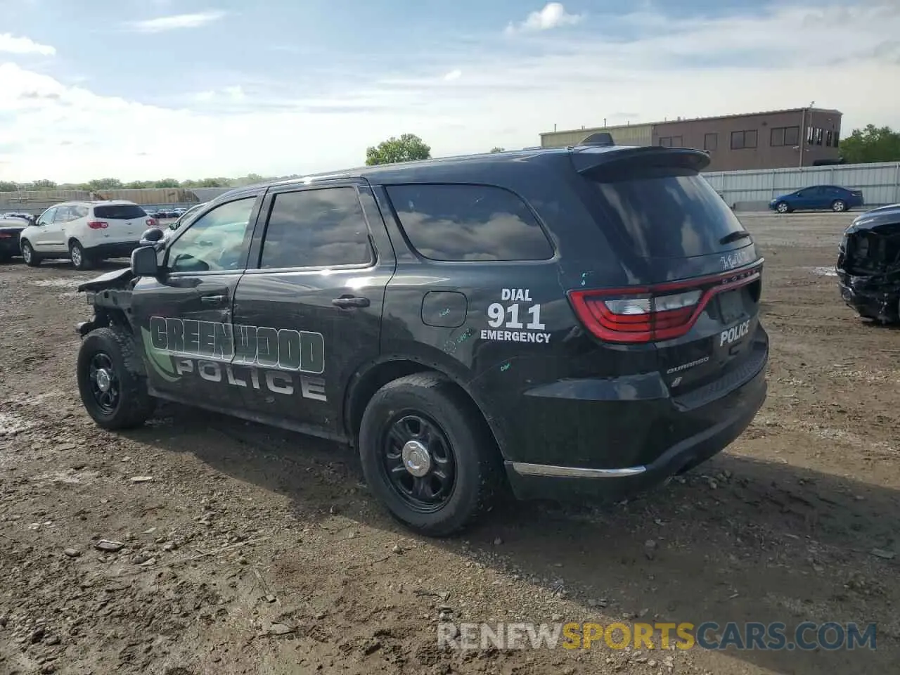 2 Photograph of a damaged car 1C4SDJFT7MC724213 DODGE DURANGO 2021